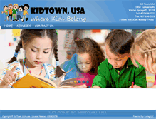 Tablet Screenshot of mykidtown.com